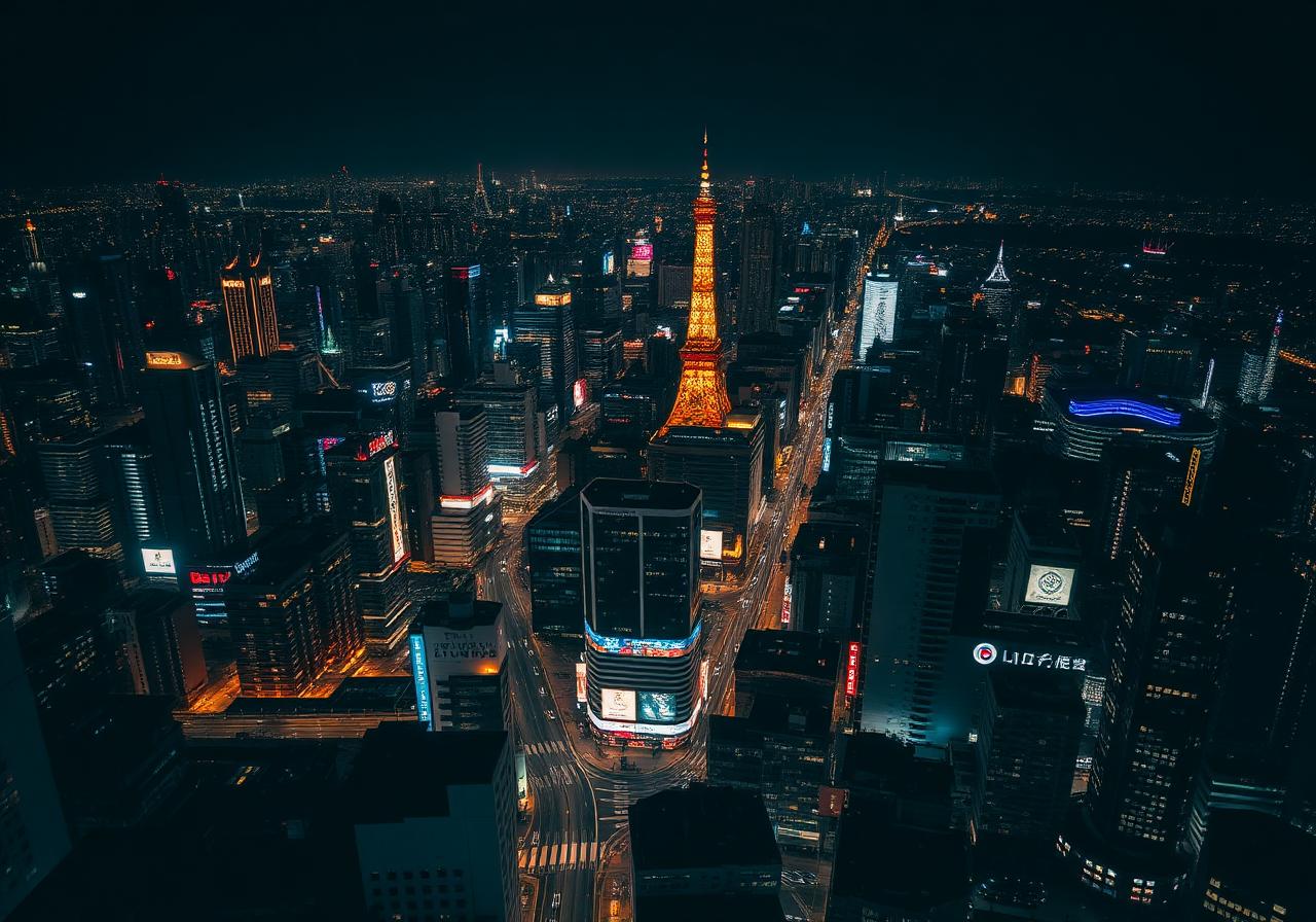 Tokyo skyline